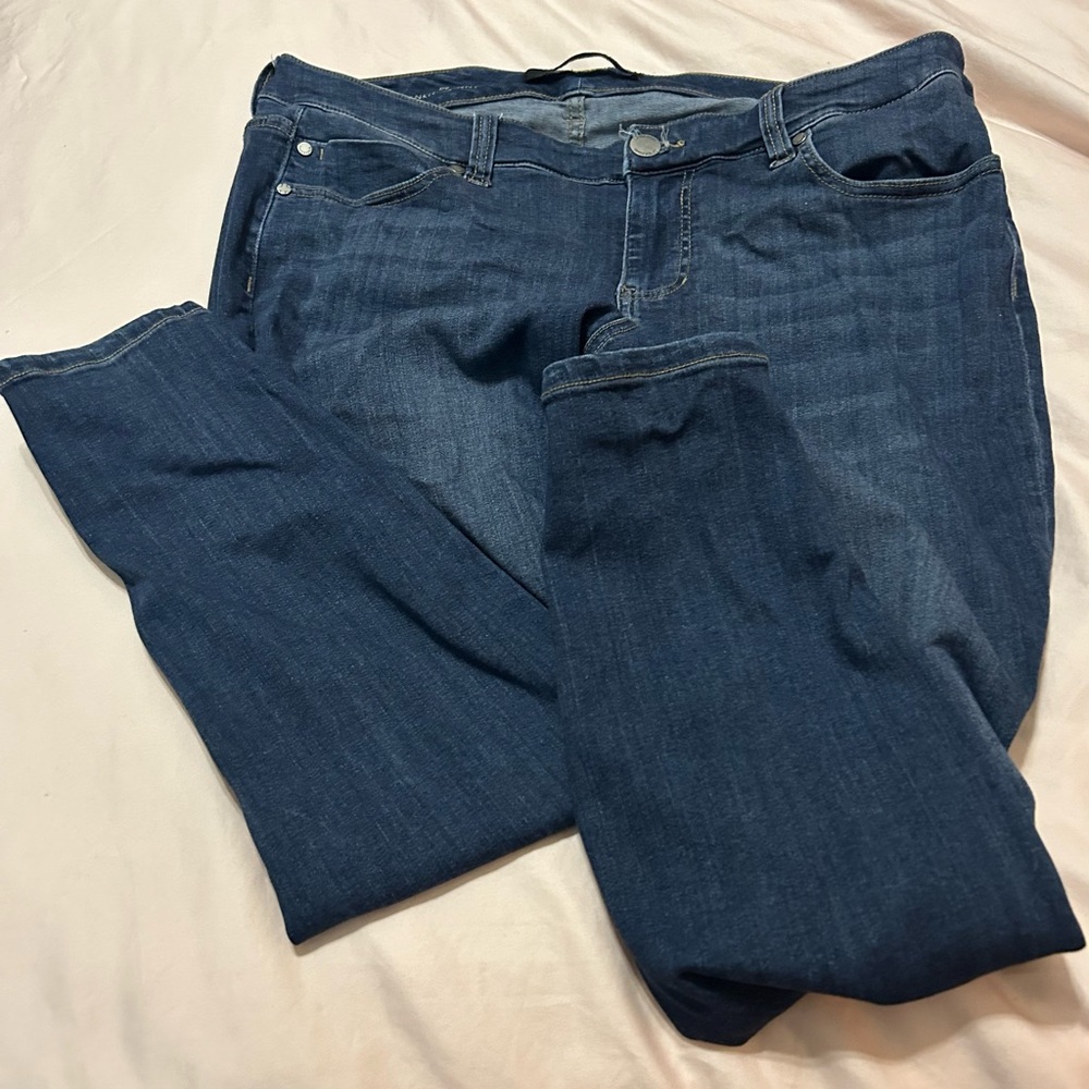 Liverpool Medium Blue Ankle Skinny Jeans
